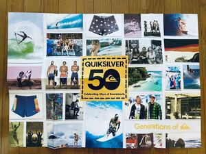 QUIKSILVER Celebrating 50yrs of Boardshorts X NAMINORI JAPAN ポスター　クイックシルバーX 波乗りジャパン ポスター