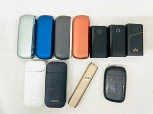 D5728*2　加熱式タバコ　まとめて11点　IQOS/アイコス×7　プルームテック×1　glo/グロー×3　煙草　喫煙具