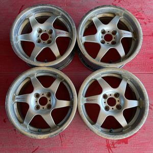 深リム　RAYS VESTA SPRINT Sebring レイズ　15×7JJ+43 PCD100-4穴　ハブ径約65mm. アルミホイール4本セット