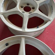 P-1 Racing P1 レーシング　16インチ　16×7JJ+43 PCD100-5穴　ハブ径約73mm 日本製　アルミホイール2本セット_画像3