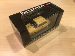  new goods original package attaching 1/43 Blum Fiat 127 1971 year yellow 