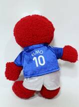 Q7★ぬいぐるみ★セサミ　エルモ　JFA　サッカー◆27cm_画像3