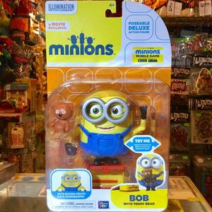 ミニオンズ アクション フィギュア ボブ BOB DX シリーズ1 シンクウェイ トイ Minions Thinkway Minion テディベア ユニバーサルスタジオ