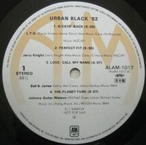 ■プロモLP 試聴 L.T.D. Bell & James Atlantic Starr Rockie Robbins Johnny Guitar Watson URBAM BLACK '82 見本 Promo ALAM-1017_画像3