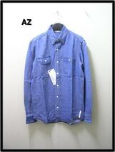 M ￥13,650 新品【AZ by junhashimoto Tencel Denim Shirts S-043 AZ ジュンハシモト テンセル デニムシャツ エーゼイ 長袖シャツ】_画像1