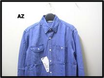 M ￥13,650 新品【AZ by junhashimoto Tencel Denim Shirts S-043 AZ ジュンハシモト テンセル デニムシャツ エーゼイ 長袖シャツ】_画像2