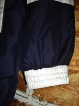 S プリンス PRINCE ナイロンジャケット 裏起毛 90sビンテージ 白赤紺 テニスウエア ウォームアップジャケット K20C568_画像8