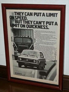 1977 год USA '70s иностранная книга журнал реклама рамка товар Volvo Volvo 240 / для поиска гараж магазин BAR оборудование орнамент табличка ( A4size*A4 размер )