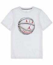 USA正規品 【L】 NIKE ナイキ AIR JORDAN エアジョーダン STIPPLING 半袖 Tシャツ バスケットボール ジャンプマン 白 ホワイト 綿100％_画像1