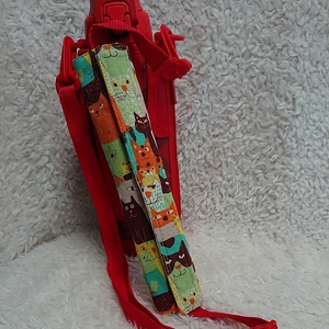 * hand made *No,52 shoulder cord cover ..himo cover elementary school kindergarten flask necessities 