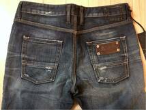 〜5/7◆ 新品「RA-RE RAG RECYCLE RAG RESTYLE」7分丈 ウォッシュド加工ジーンズ Indigo SIZE:28 イタリア製_画像8