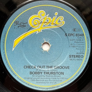 【試聴 7inch】Bobby Thurston / Check Out The Groove 7インチ 45 muro koco フリーソウル サバービア