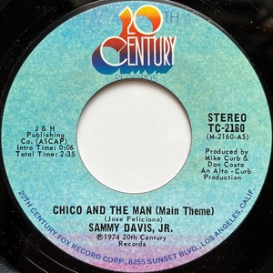 【試聴 7inch】Sammy Davis Jr. / Chico And The Man (Main Theme) 7インチ 45 ソフトロック Soft Rock フリーソウル Jose Feliciano