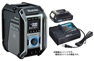 マキタ 充電式ラジオ MR113B DSH 黒 バッテリBL1015x1個+充電器DC10SA付 10.8V対応 makita オリジナルセット品