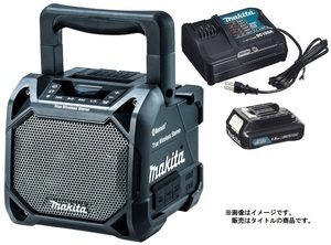 マキタ 充電式スピーカ MR203B DSH 黒 バッテリBL1015x1個+充電器DC10SA付 AC100V/10.8V/14.4V/18V対応 makita オリジナルセット品