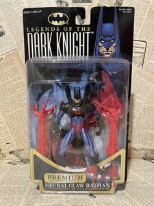 ☆1990年代/バットマン/アクションフィギュア/即決Legends of the Dark Knight/Batman/Action Figure(Neural Claw Batman/MOC) DC-033