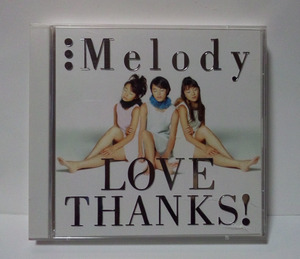 ケース:割れあり! [2枚組/ベストアルバム] Melody - LOVE THANKS ● メロディ
