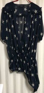 Denny Rose* Star pattern asimeto Lee tunic * size S