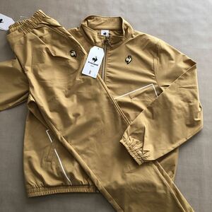  new goods * unused Le Coq Cross jacket & pants top and bottom set * M * QMWSJG21 & QMWSJF21 beige 