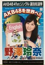 AKB48 　 野澤玲奈 AKB48 チーム4 所属（東京都出身） | 41stシングル選抜総選挙　 　僕たちは戦わない_画像2