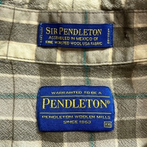PENDLETON/ペンドルトン/SIR PENDLETON/サーペンドルトン/PLAID WOOL B.D. SHIRT/ウールボタンダウンシャツ/チェックシャツ/ブラウン系_画像7