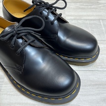 Dr.Martens/ドクターマーチン/1461/3ホールシューズ/3アイ/ブラック/ブーツ/イエローステッチ/UK7/美品_画像5