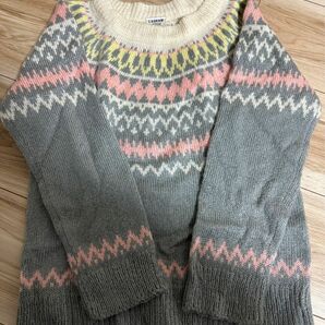子供服ニット 子供服セーター サイズ130 ニット セーター トップス 冬物 ニットセーター