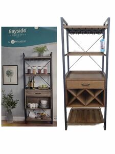 Bayside ワインラック グラスホルダー 家具　コストコ　食器棚 ベイサイドファニッシング