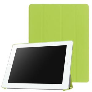 iPad ケース iPad 2/3/4世代（9.7inch) 兼用 三つ折スマートカバー PUレザー アイパッド ケース スタンド機能 グリーン