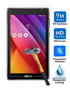 ガラス フィルム ASUS ZenPad S 8.0 Z580C 強化ガラス 液晶保護フィルム 耐指紋 撥油性 9H 0.3mm ラウンドエッジ加工