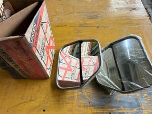  Sanden twin mirror medium sized for truck ZFTM-3000 2 piece insertion that time thing old car valuable goods 