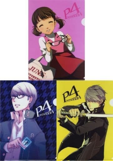 ペルソナマガジン 全員サービス クリアファイル P4 ペルソナ4 電撃