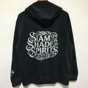 [即決古着]SIAM SHADE/シャムシェイド/SIAM SHADE SPIRITS -RETURN THE FAVOR-/ジップパーカー/スウェット/ブラック×シルバー/Lサイズ