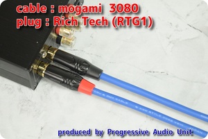 □□ mogami 3080＋RCA Gp_plug（RTG1）/0.70m×2本