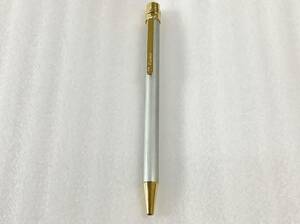 1円～ カルティエ ボールペン シルバー×ゴールド ツイスト式 cartier pen 筆記具