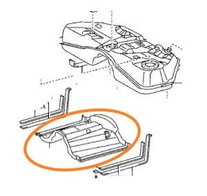 トヨタ セルシオ 30後期 UCF31/30 未使用 純正 2003/07 - 2006/08 フューエルタンク プロテクター ガード カバー 燃料タンク 01493-2