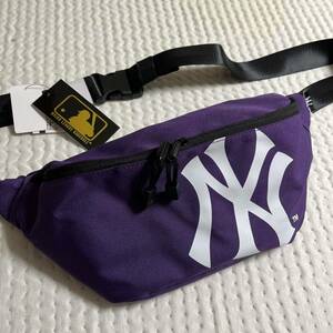 [ new goods ]MLB New York yan Keith body bag purple 