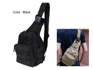  стоимость доставки клик post OK милитари touring сумка / сумка на плечо многофункциональный цвет черный 