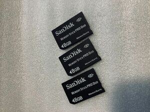 (バラ売可1枚950円)メモリースティックPRO DUO SanDisk for PSP 3枚セットマジックゲート対応