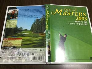 ◆キズ汚れ多め 動作OK セル版◆THE MASTERS 2003 驚異のレフティ誕生 マイク・ウィア栄冠に輝く DVD マスターズゴルフ 片山晋呉