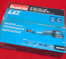 MAKITA マキタ XRW01SR1 18V LXT Li-Ion 3/8"+1/4" Sq. 18V 電動ラチェットレンチ Cordless Ratchet_画像7