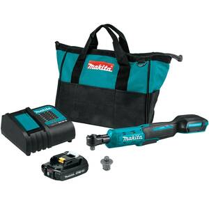 MAKITA マキタ XRW01SR1 18V LXT Li-Ion 3/8&#34;+1/4&#34; Sq. 18V 電動ラチェットレンチ Cordless Ratchet