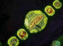 海外　限定品　送料込み インパクト・レスリング WORLD IMPACT Heavyweight チャンピオン　優勝　ベルト　高品質　レプリカ 2_画像2