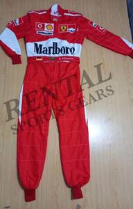 海外 高品質　送料込み　ミハエル・シューマッハ Marlboro Suit 2005 レーシングスーツ　サイズ各種 レプリカ カスタム対応