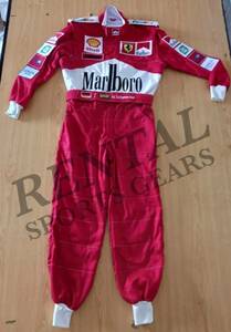  abroad high quality postage included mi is L * Schumacher 2001 racing suit size all sorts replica custom correspondence 