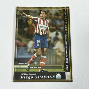 ♪♪WCCF 16-17 ATLE ディエゴ・シメオネ Diego Simeone Atletico de Madrid 未変換♪三点落札で普通郵便送料無料♪