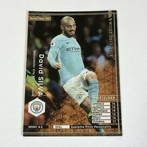 ♪♪WCCF 17-18 WOM ダビド・シルバ David Silva Manchester City 未変換♪三点落札で普通郵便送料無料♪