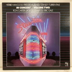 ■即決230204FUSION HERBIE HANCOCK FREDDIE HUBBARD STANLEY TURRENTINE IN CONCERT VOL2 国内盤 GP-3005 VANGELDER刻印