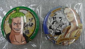 ★ワンピース 缶バッジ HEROES ゾロ ワノ国 ゾロ十郎 缶バッジセット ONE PIECE グッズ