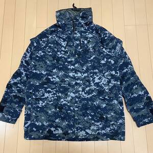 00s 米軍 U.S.NAVY ECWCS GEN2 NWU デジタルカモ GORE TEX ゴアテックス パーカー MEDIUM-LONG 迷彩 海軍 ミリタリー ジャケット